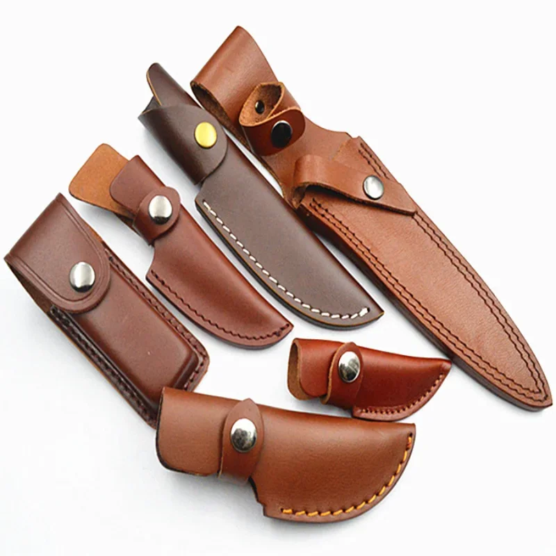 Edc Everyday Carry Knives - Swayboo Cowhide Leather Case for Fixed