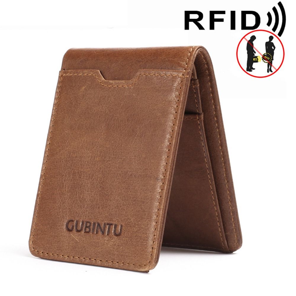 Money Clip Magnetic - Minimalist Genuine Leather Mens Wallets Slim