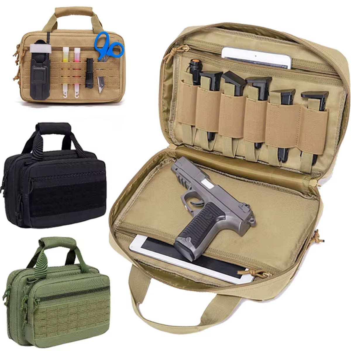 Edc Carry Handgun - Tactical Pistol Case Gun Bag Soft
