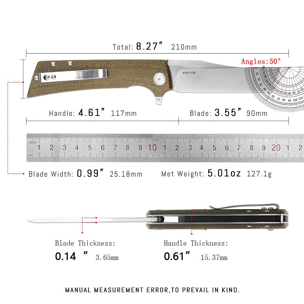 Shooziz XUN112 EDC Folding Kni – Edc Carry For Men recenzja i cena