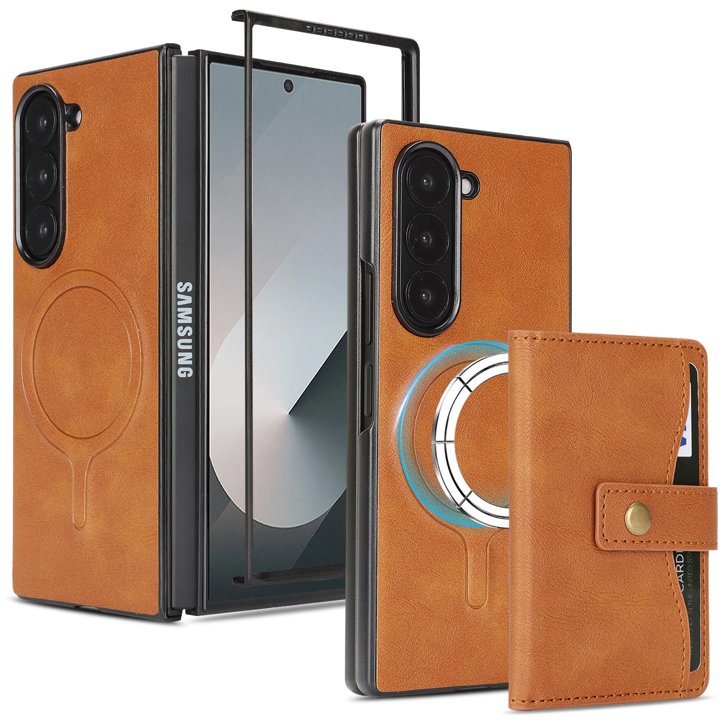Applicable to Samsung Z Fold7  – Money Clip Magnetic recenzja i cena