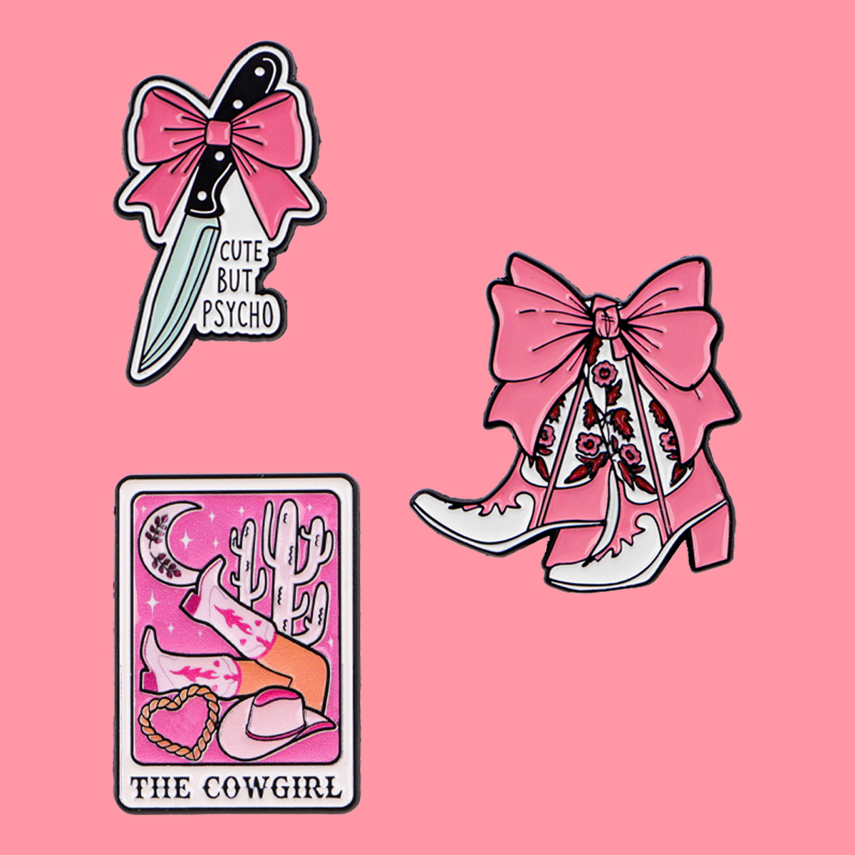Cowboy Boots Bow Enamel Pin La – Edc Everyday Carry Knives recenzja i cena