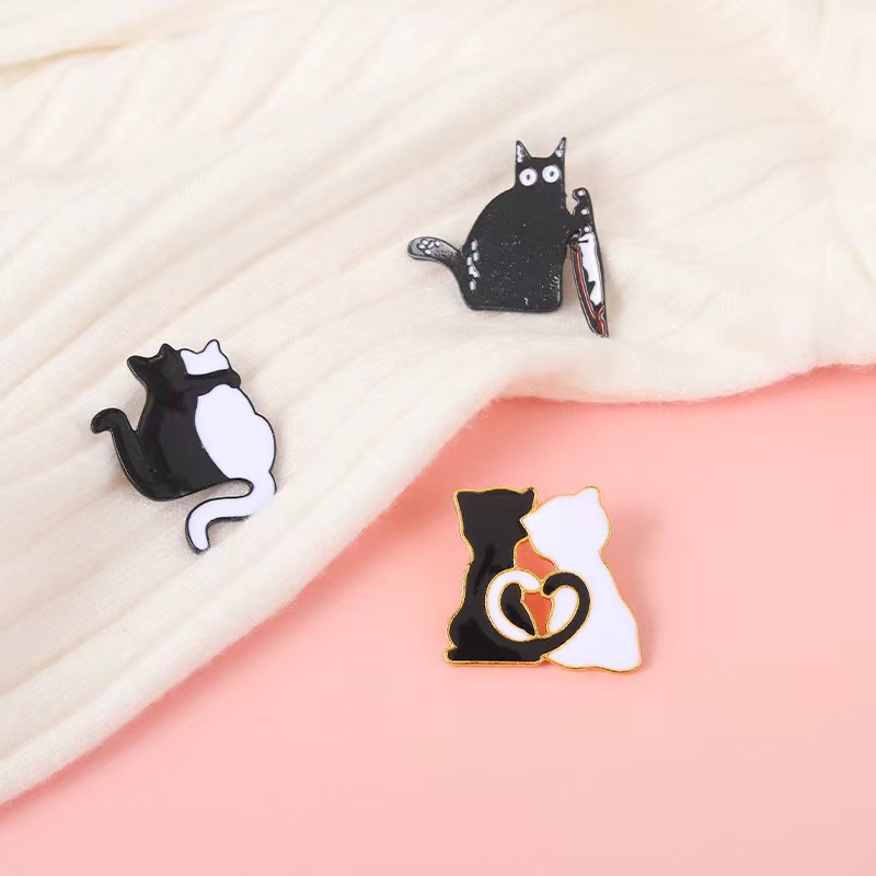 Loving Kitten Couple Enamel Pi – Edc Everyday Carry Knives recenzja i cena