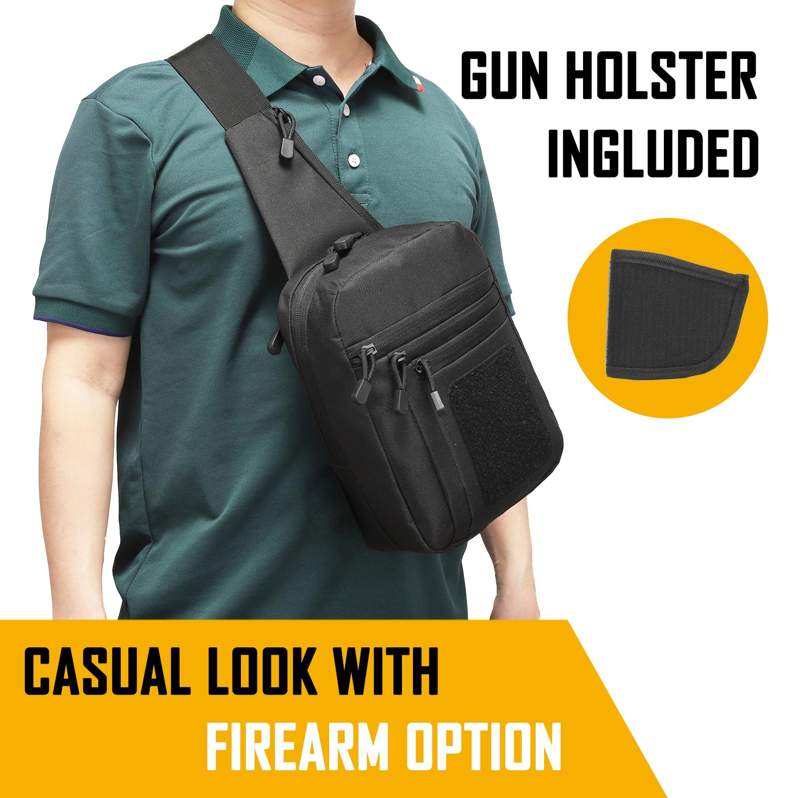 Concealed Carry Crossbody Bag  – Edc Carry For Men recenzja i cena