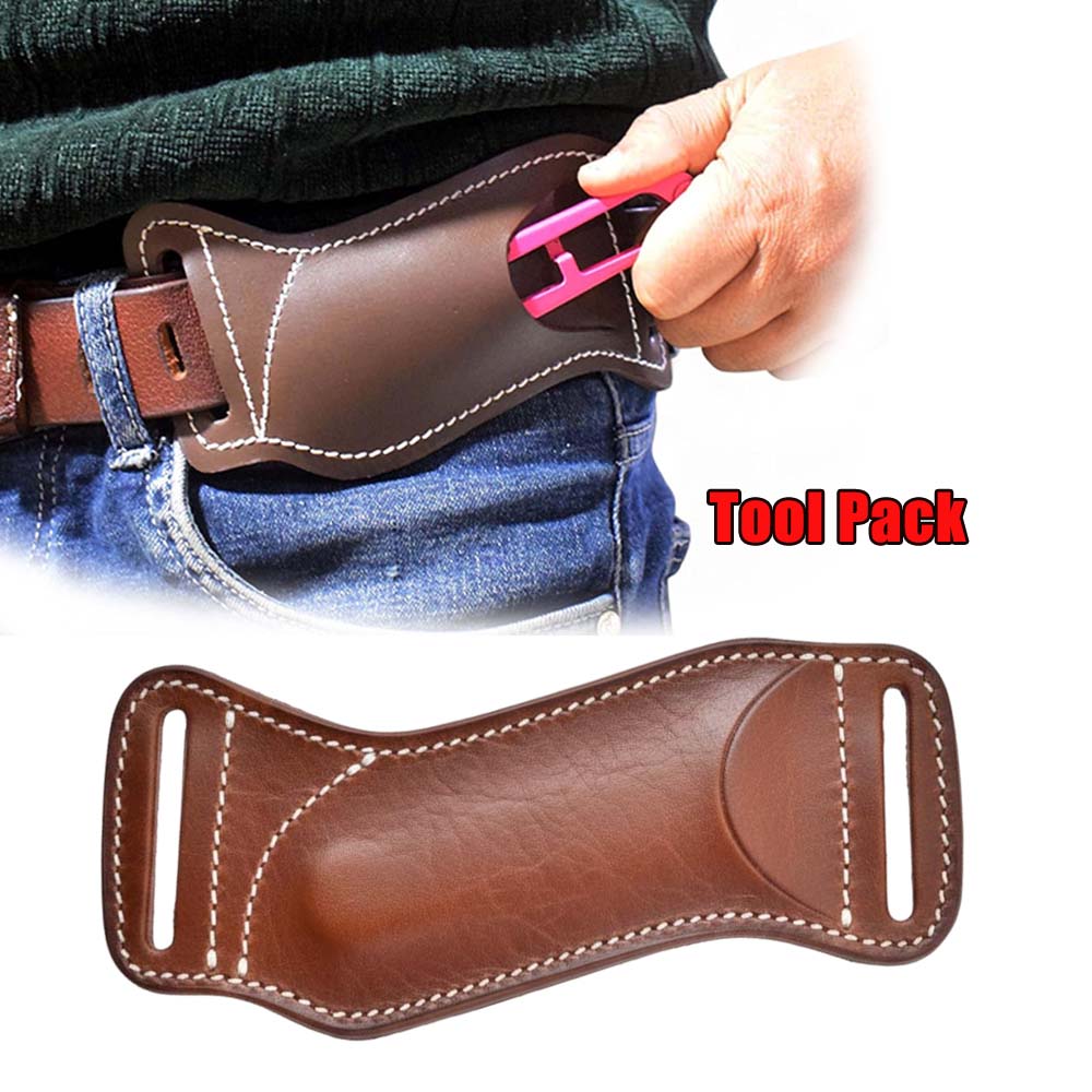 Waist Hanging EDC Knife Sheath – Leather Edc. Carry Pouch recenzja i cena