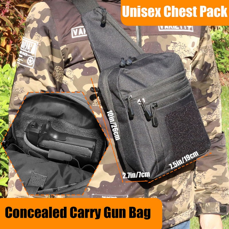 New Tactical Chest Bag Pistol  – Edc Carry Backpack recenzja i cena