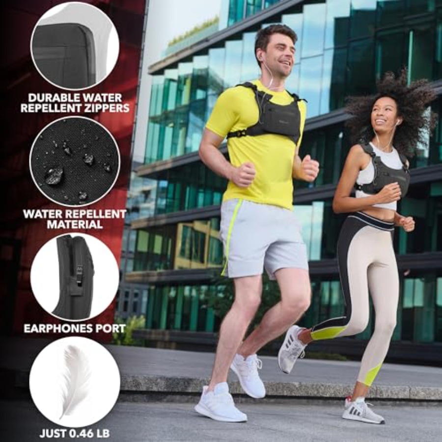 Running Chest Pack Reflective  – Leather Edc. Carry Pouch recenzja i cena