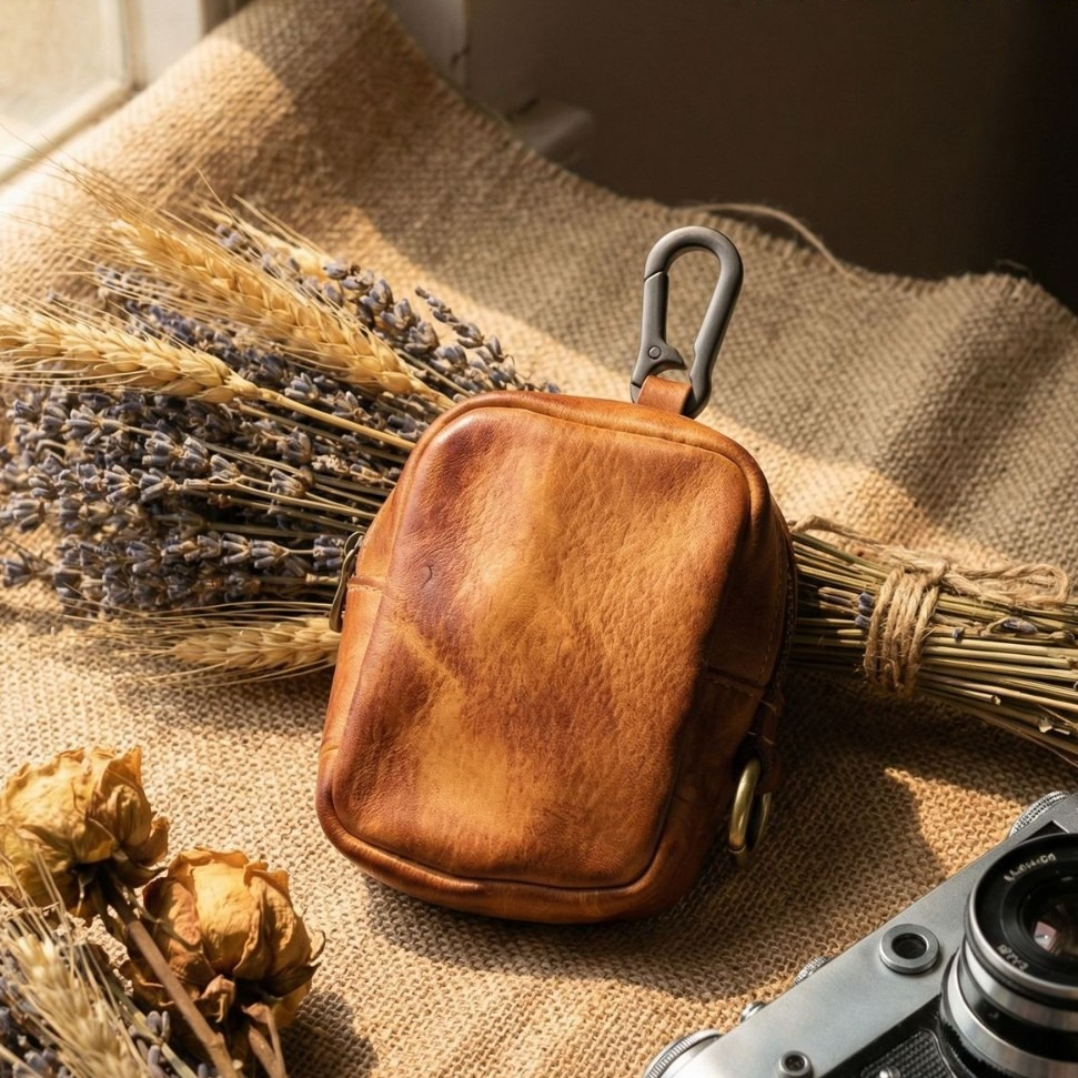 Rugged Vintage Leather Mini Cl – Leather Edc. Carry Pouch recenzja i cena