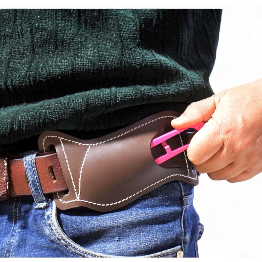 5 Inch Folding Knife Holster E – Leather Edc. Carry Pouch recenzja i cena