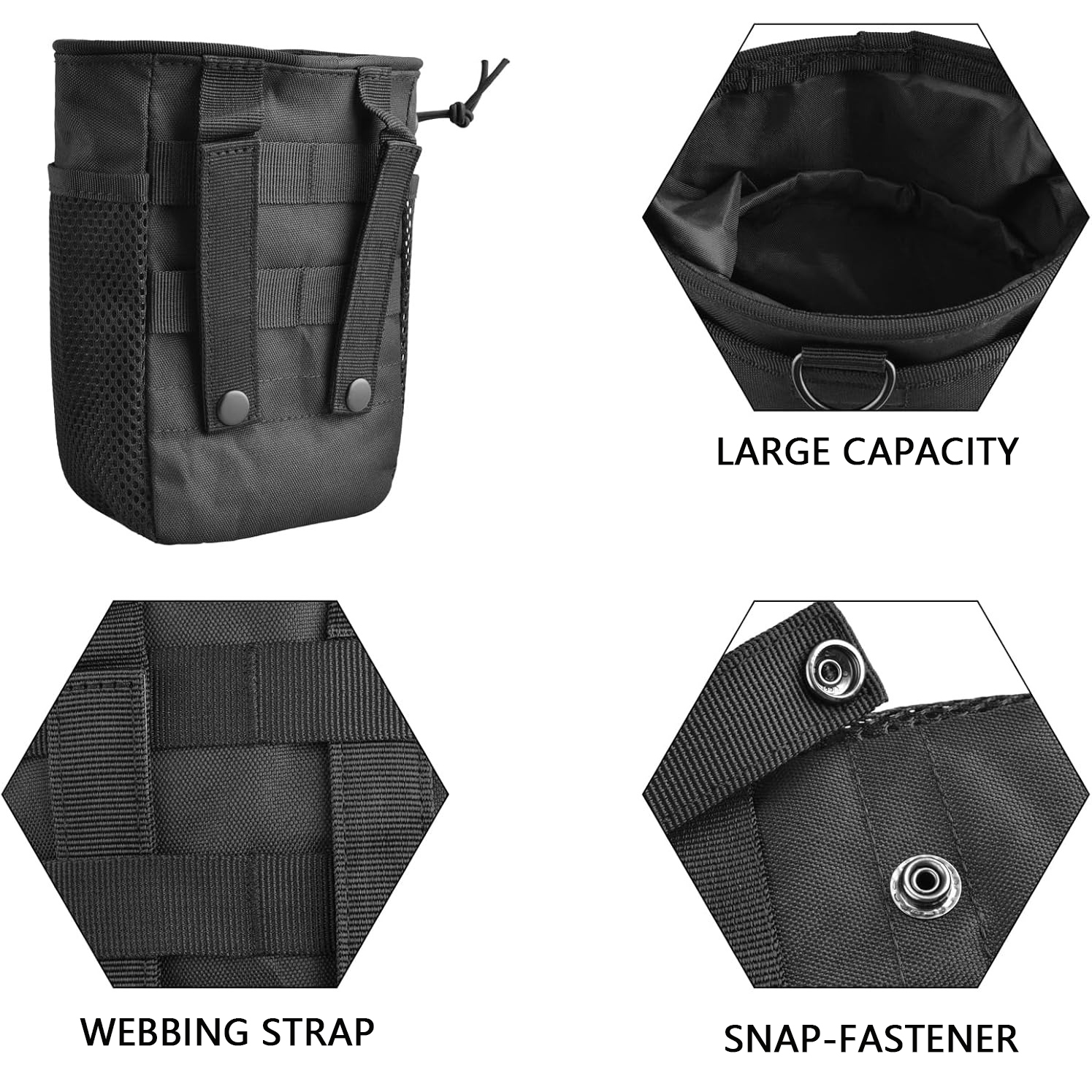 CZHIYAO Durable Molle Dump Pou – Edc Carry Pocket Pouch recenzja i cena