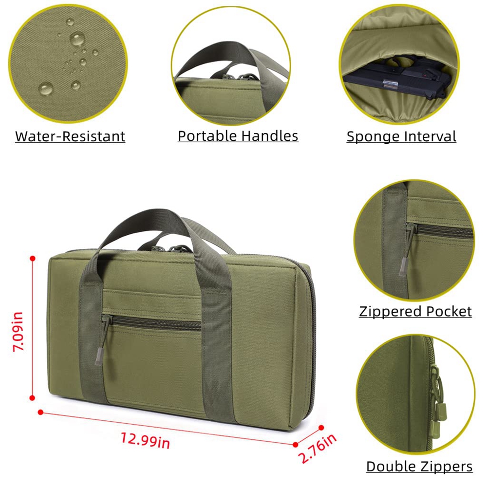 Tactical Pistol Range Bag Gun  – Edc Carry Handgun recenzja i cena