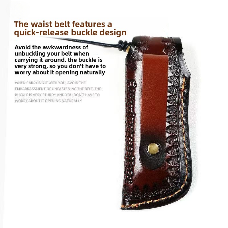 Pocket knife leather cover, le – Edc Everyday Carry Knives recenzja i cena