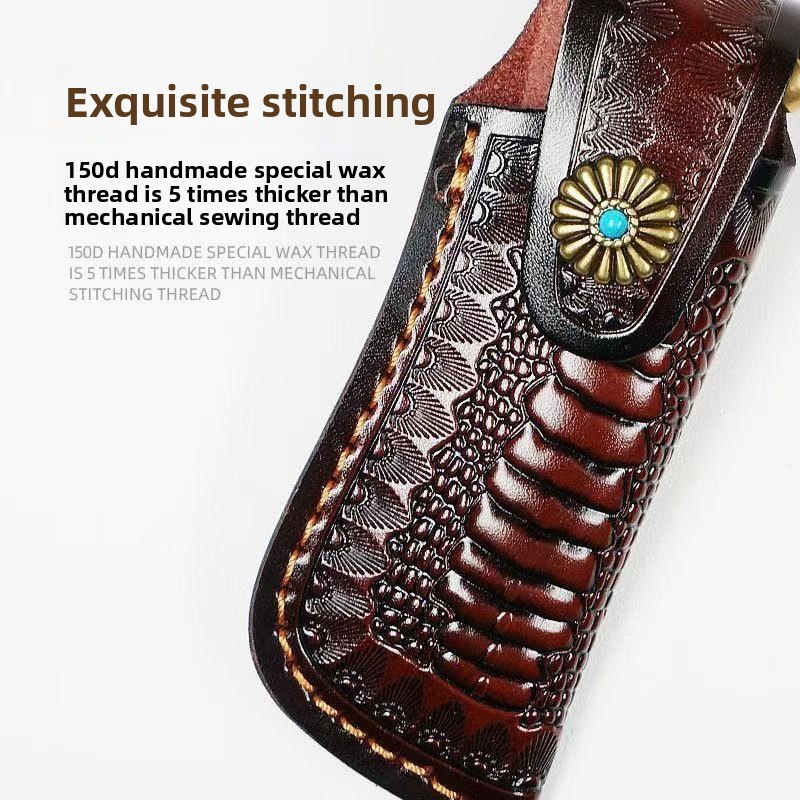Pocket knife leather cover, le – Edc Everyday Carry Knives recenzja i cena
