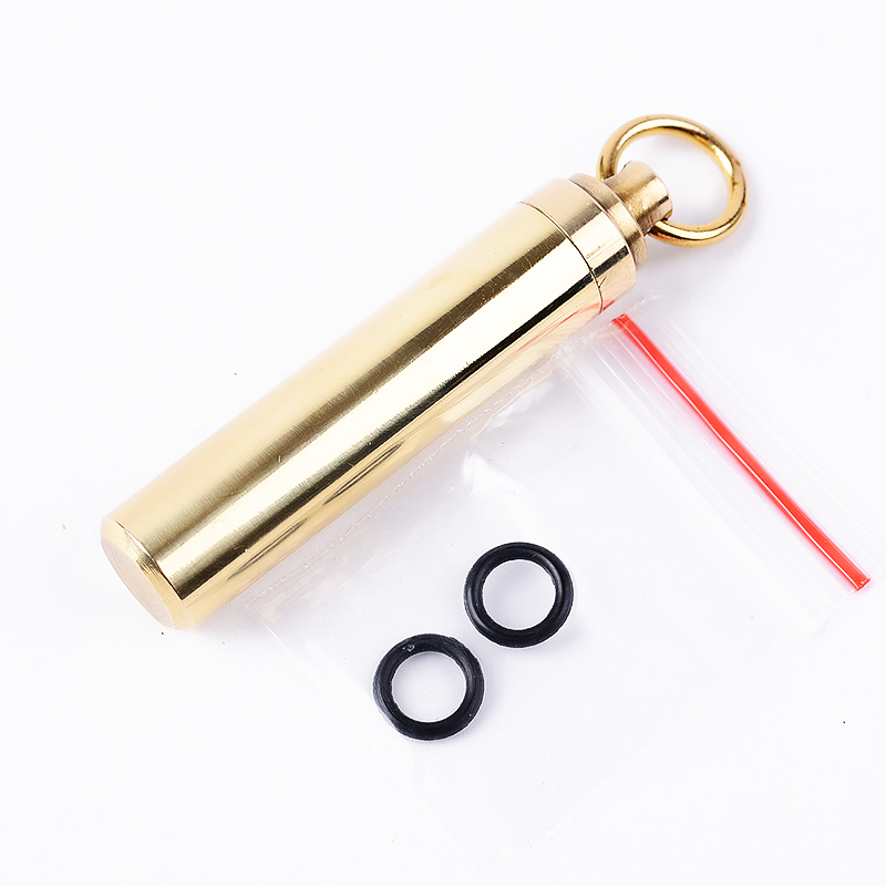 1 PC Solid Brass Waterproof Pi – Pill Fob Capsule recenzja i cena