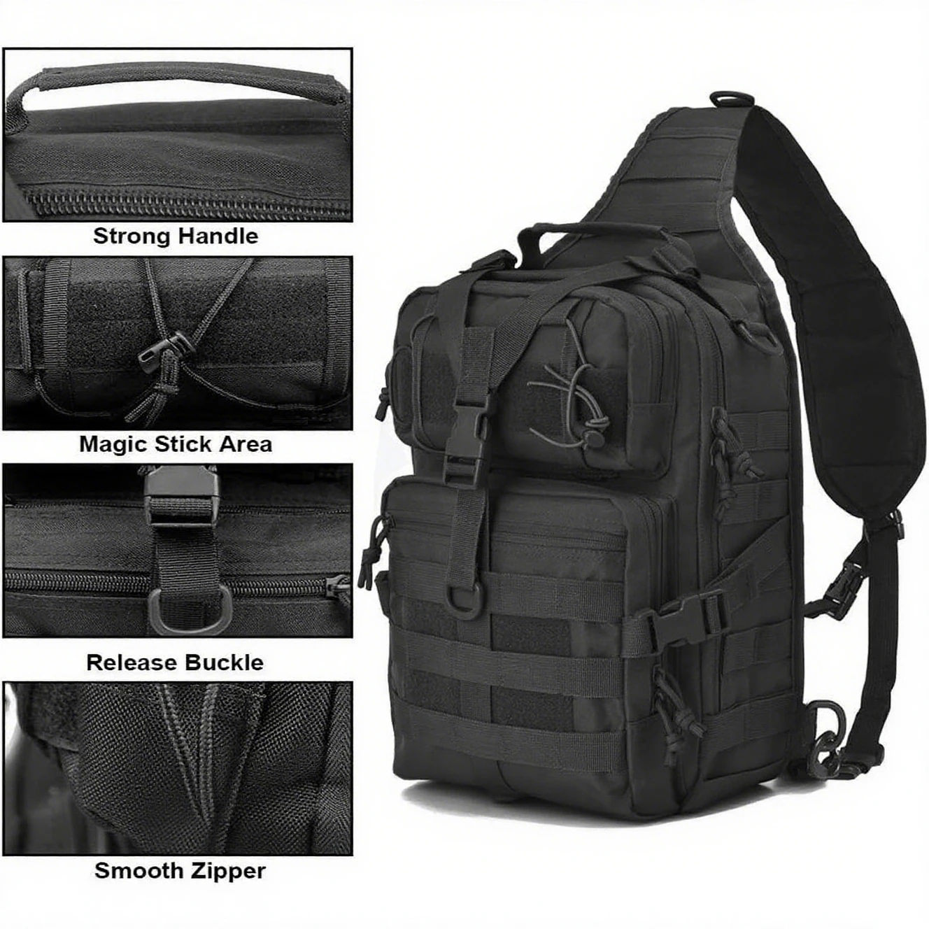 Tactical Sling Backpack Should – Edc Carry Backpack recenzja i cena