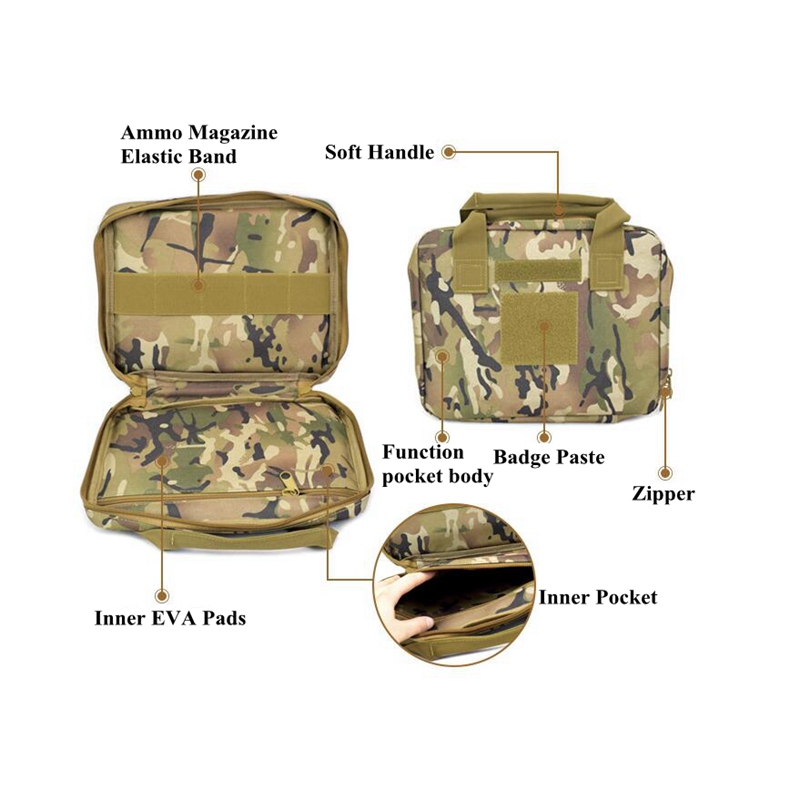 30x25cm Tactical Gun Bag Case  – Edc Carry Handgun recenzja i cena