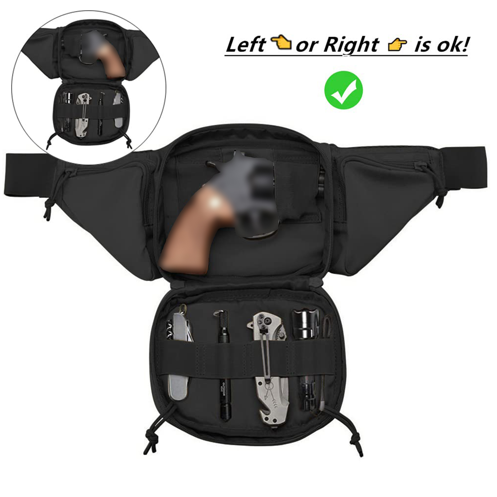 Tactical Fanny Pack Gun Holste – Edc Carry For Men recenzja i cena