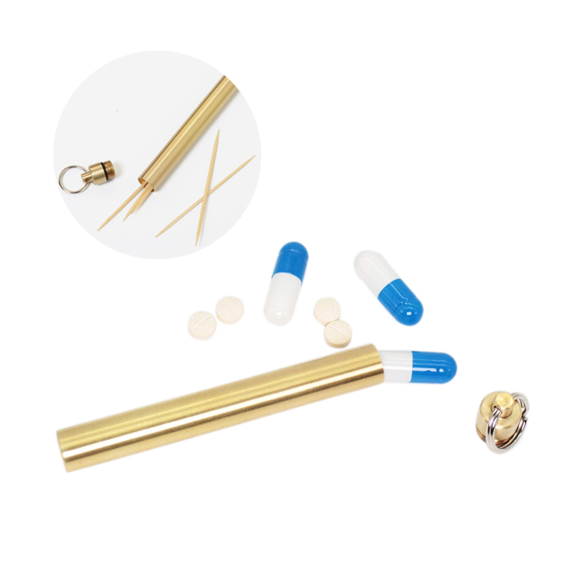 Brass Airtight Watertight Stor – Pill Fob Capsule recenzja i cena